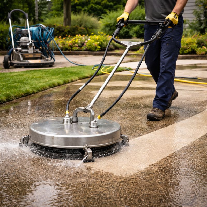 concrete surface cleaning in echuca