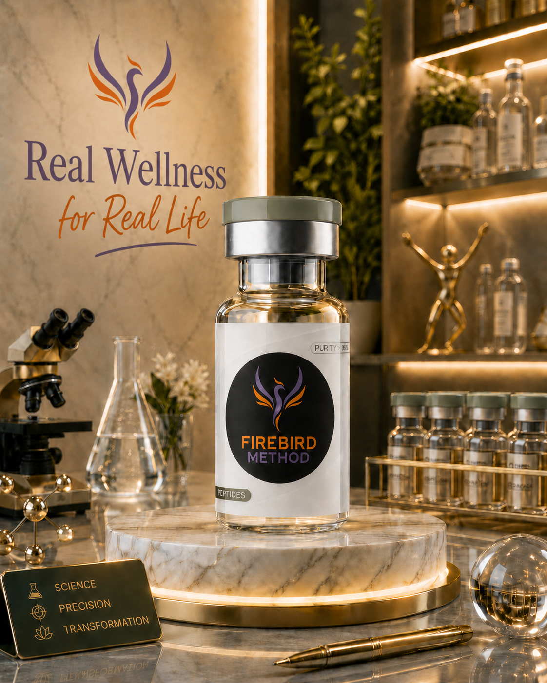 FIREBIRD Method vial — Real Wellness for Real Life