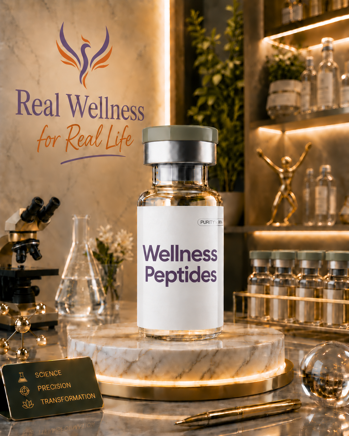Wellness Peptides vial