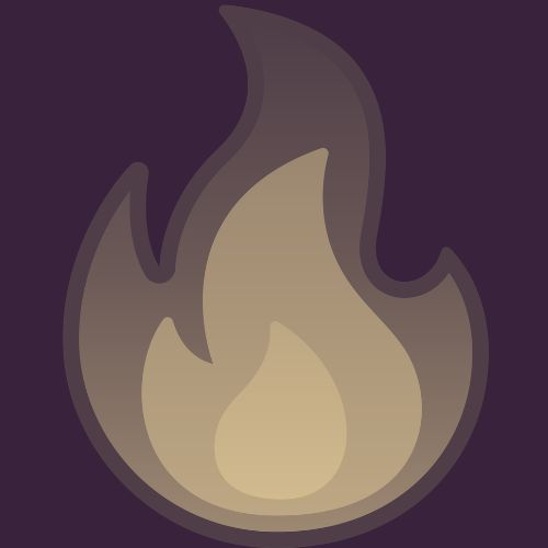 Fiery flame