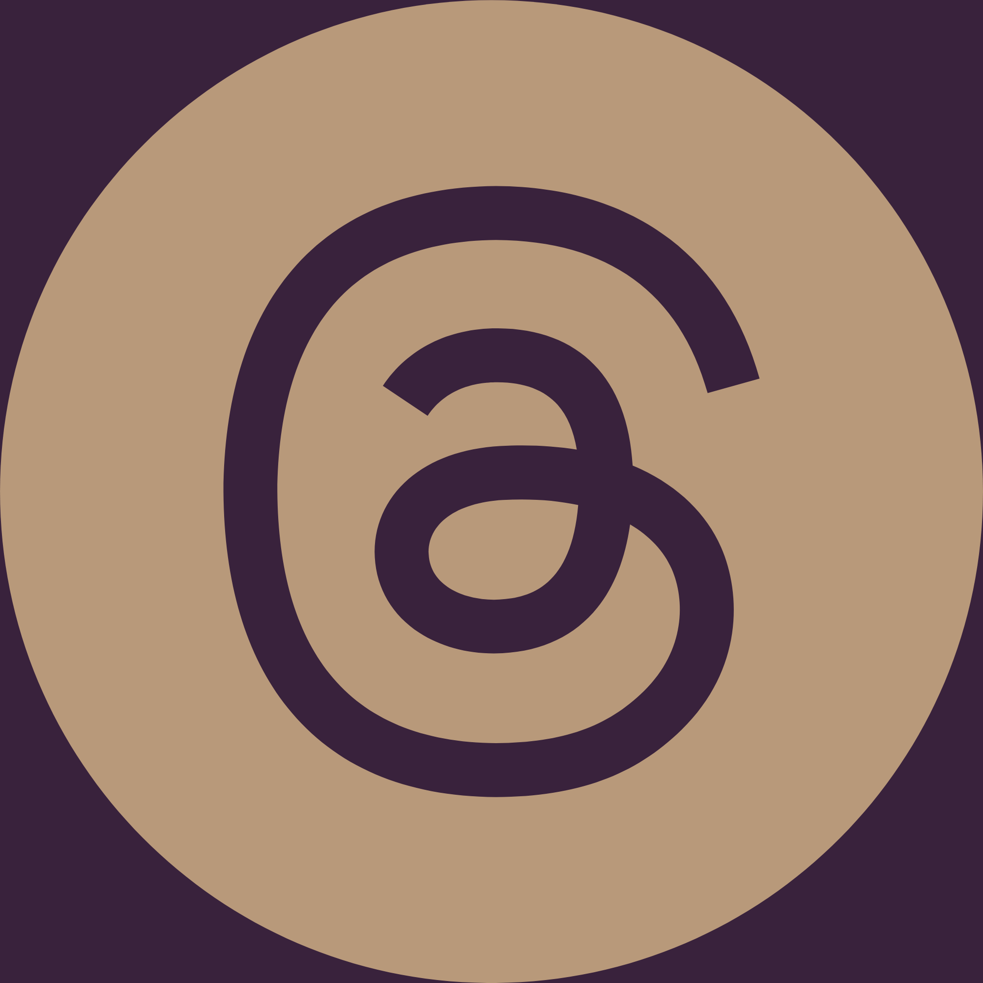 Threads icon with link to threads profile