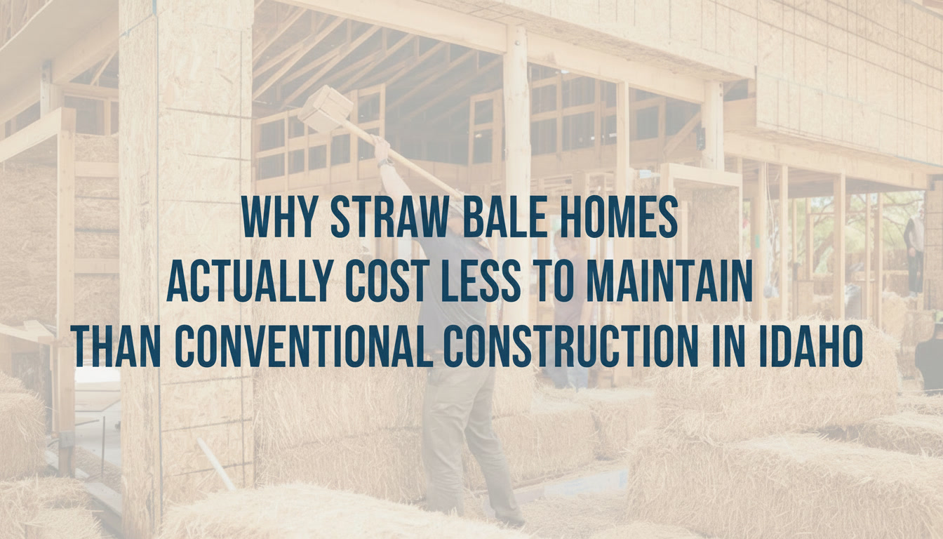 Why Straw Bale Homes Actually Cost Less to Maintain Than Conventional ...