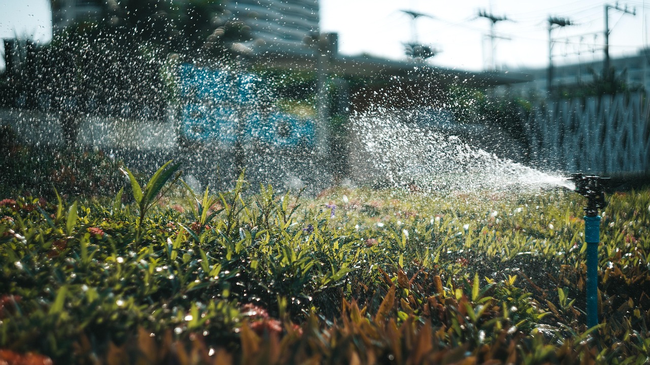 New irrigation system installation