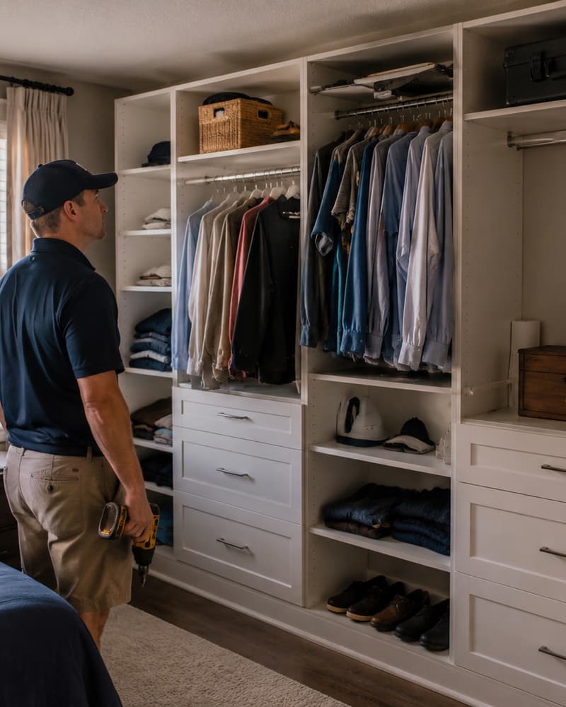What CAYN closet transformation includes