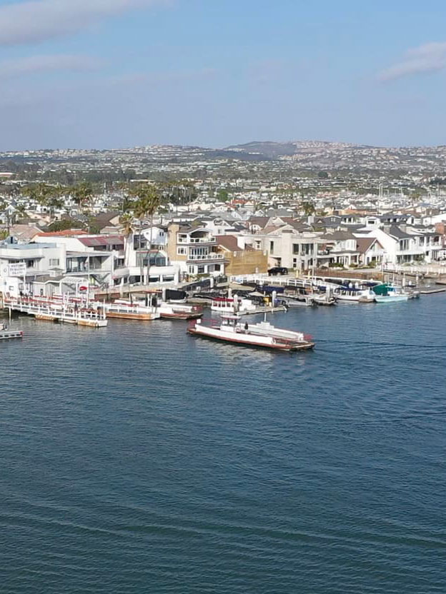 Newport Harbor setting near 300 S Bay Front