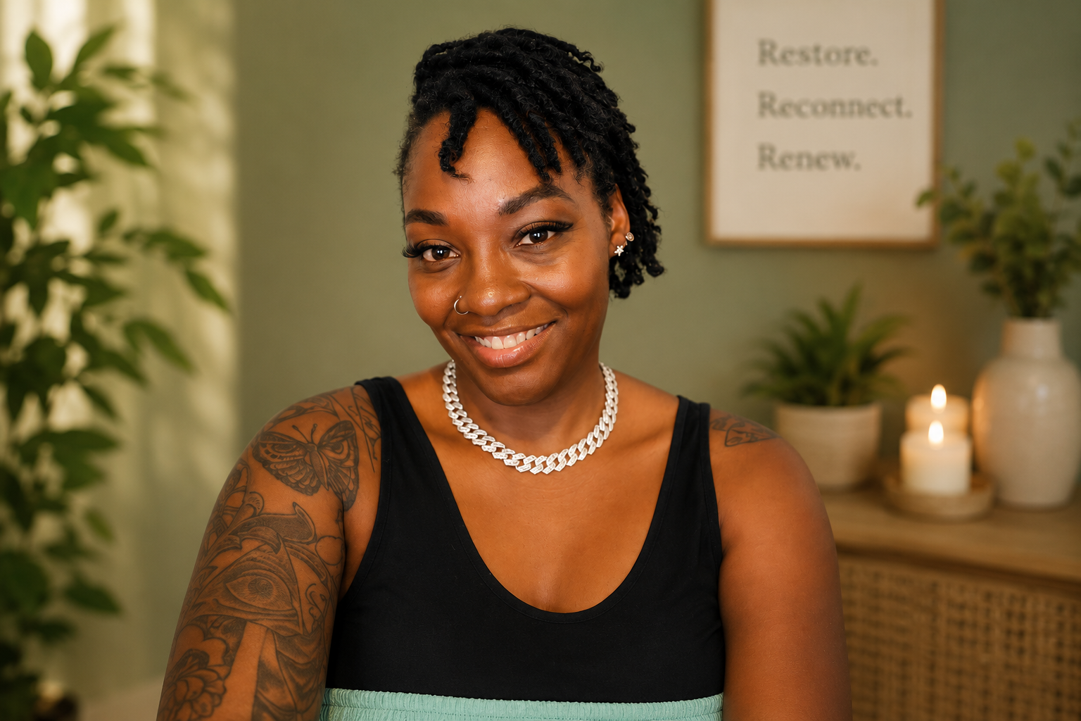 Cherwanda 'CC' Lancaster, MPH — Founder of Wholesomeness Vibes.