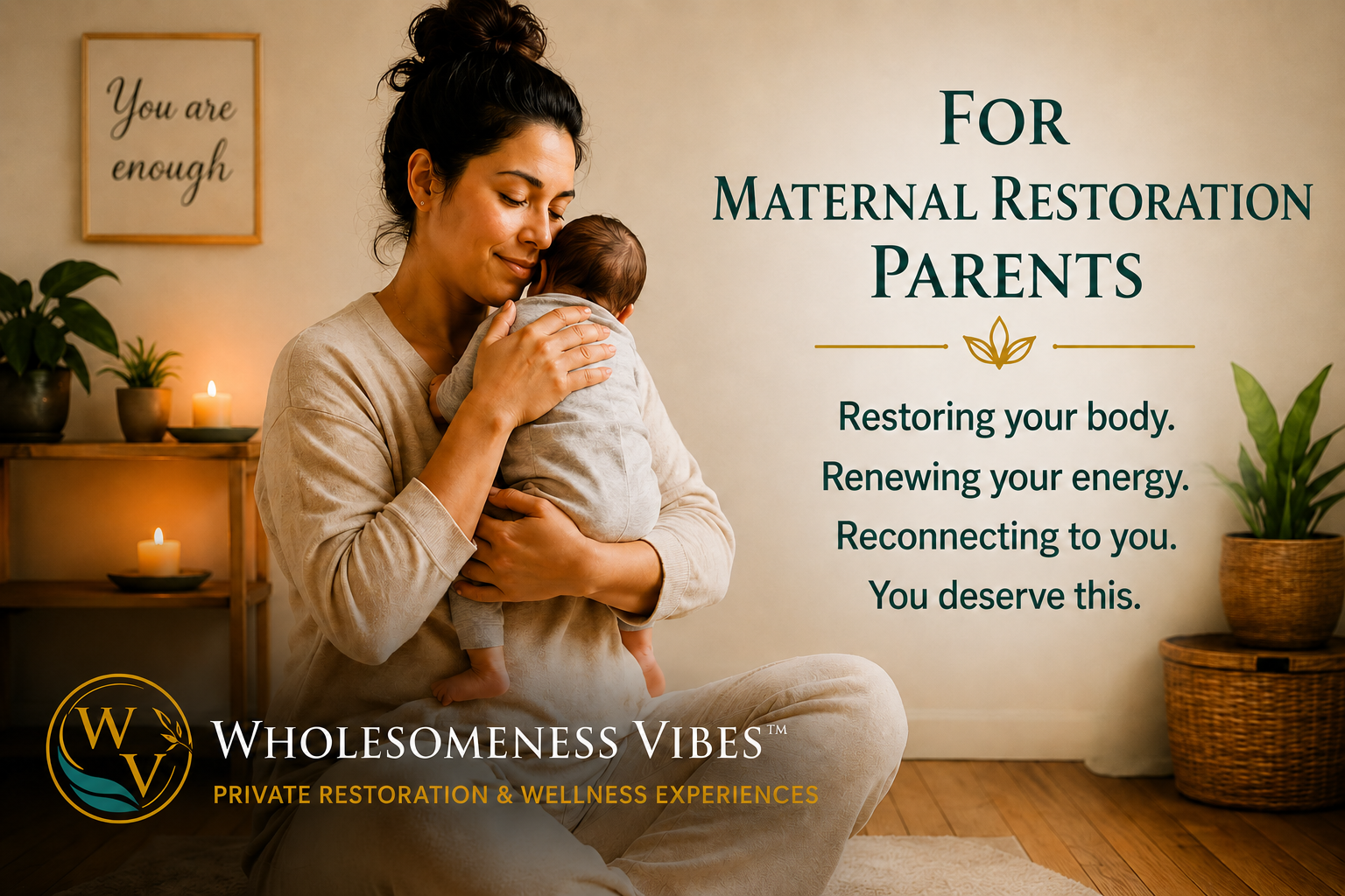 Maternal Restoration – gentle, compassionate support for mothers through pregnancy and postpartum.