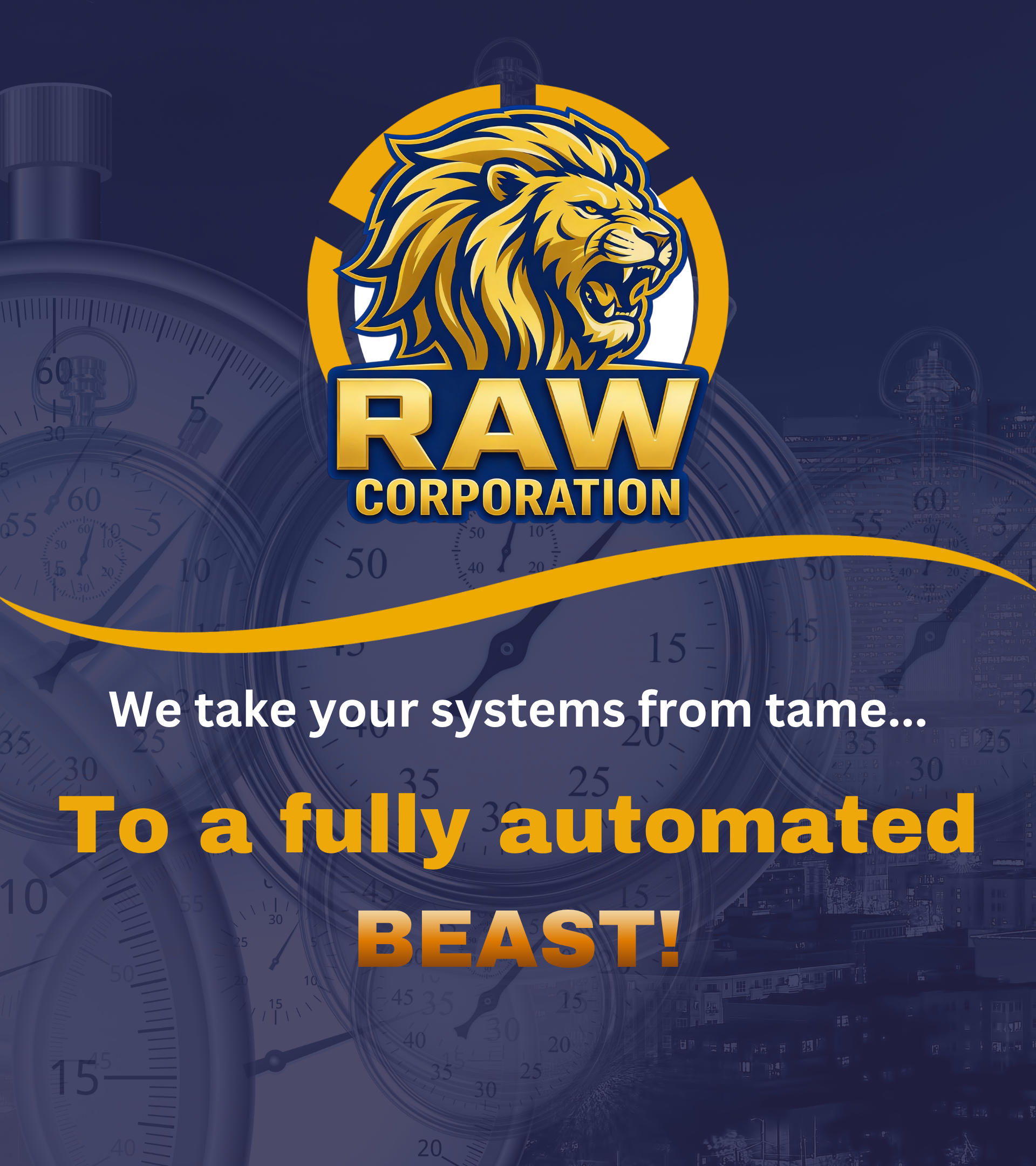 RAW Corporation Logo & strapline