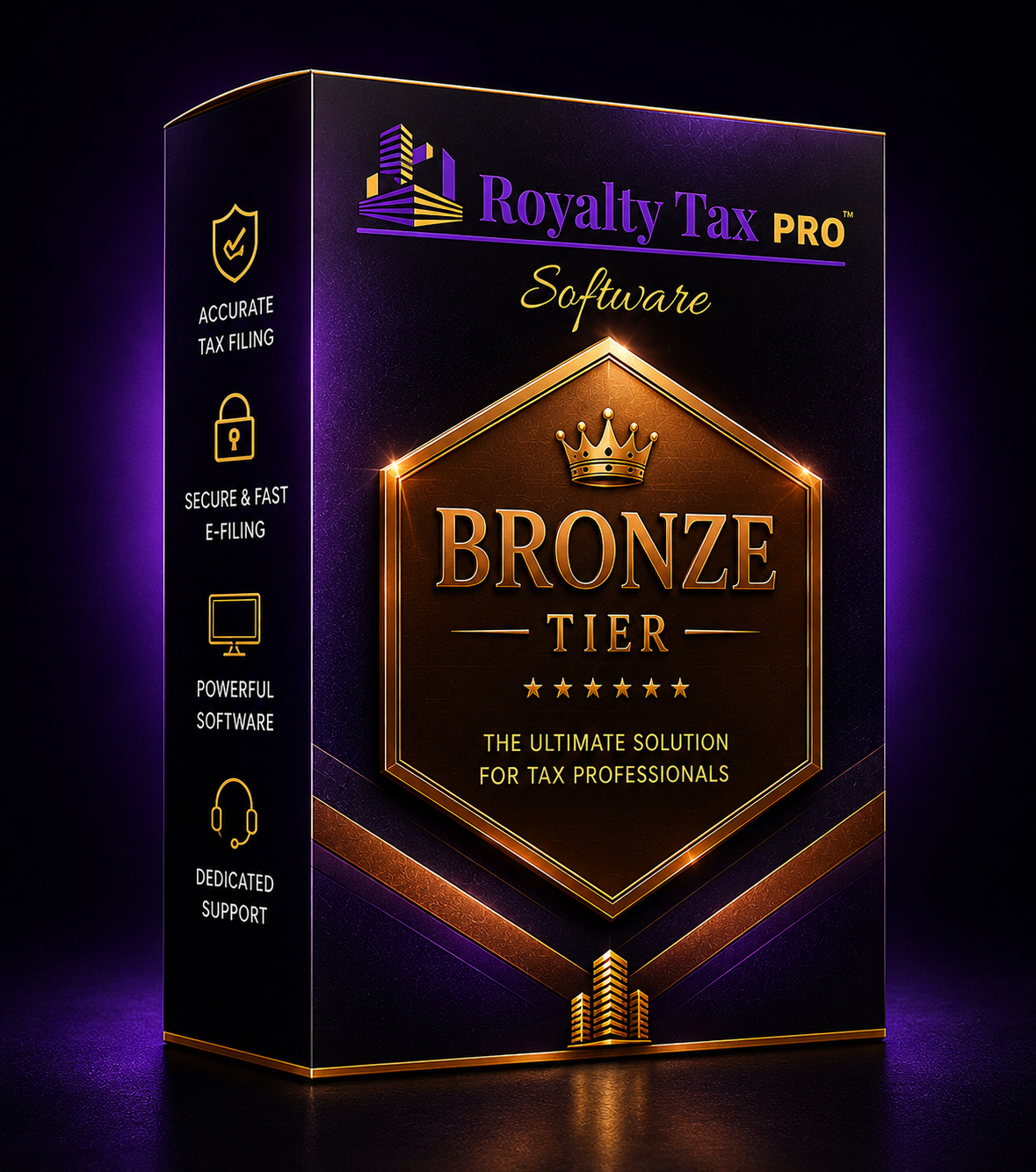 Royalty Tax Pro Software Bronze Tier box