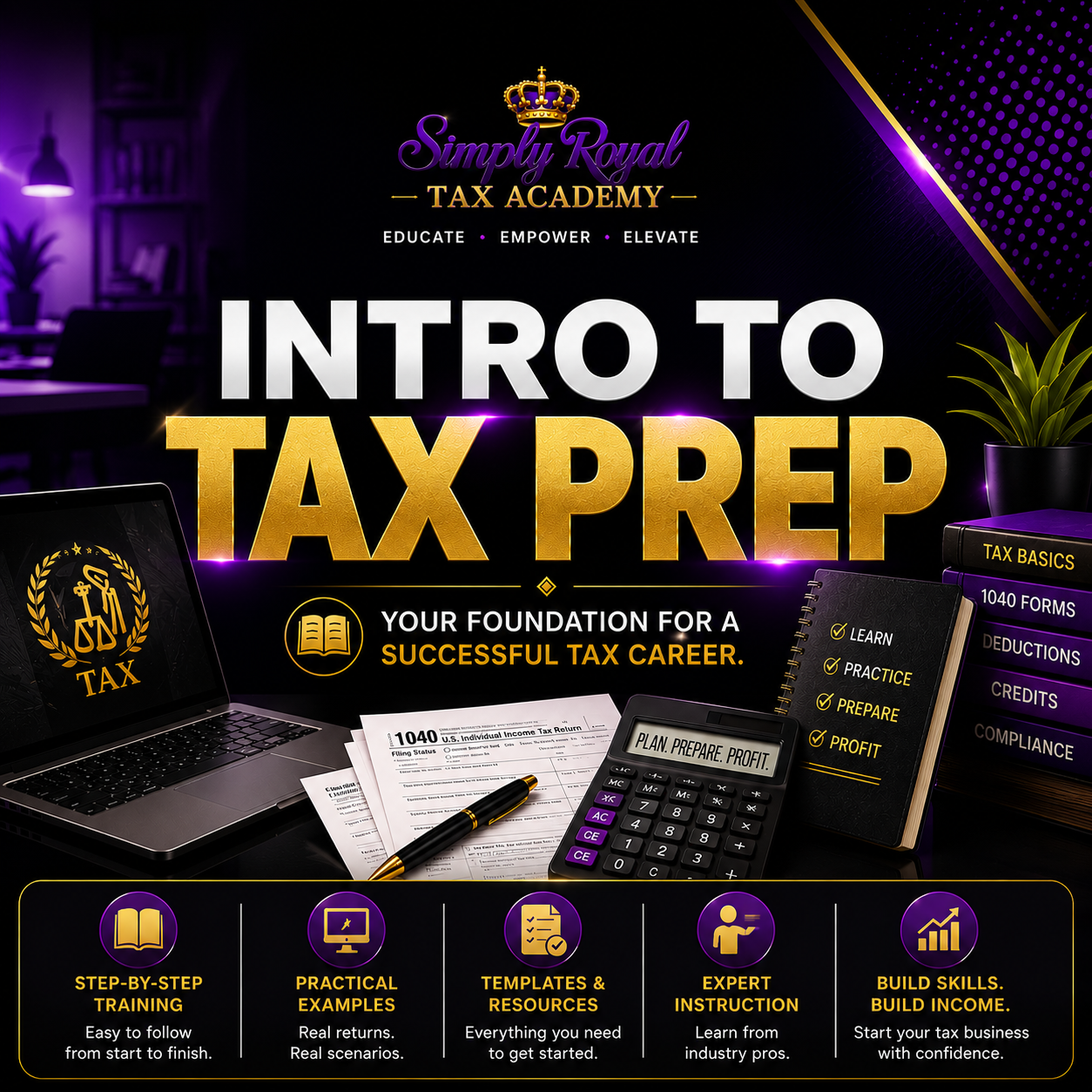 PTIN Tax Course — Become a Simply Royal Preparer
