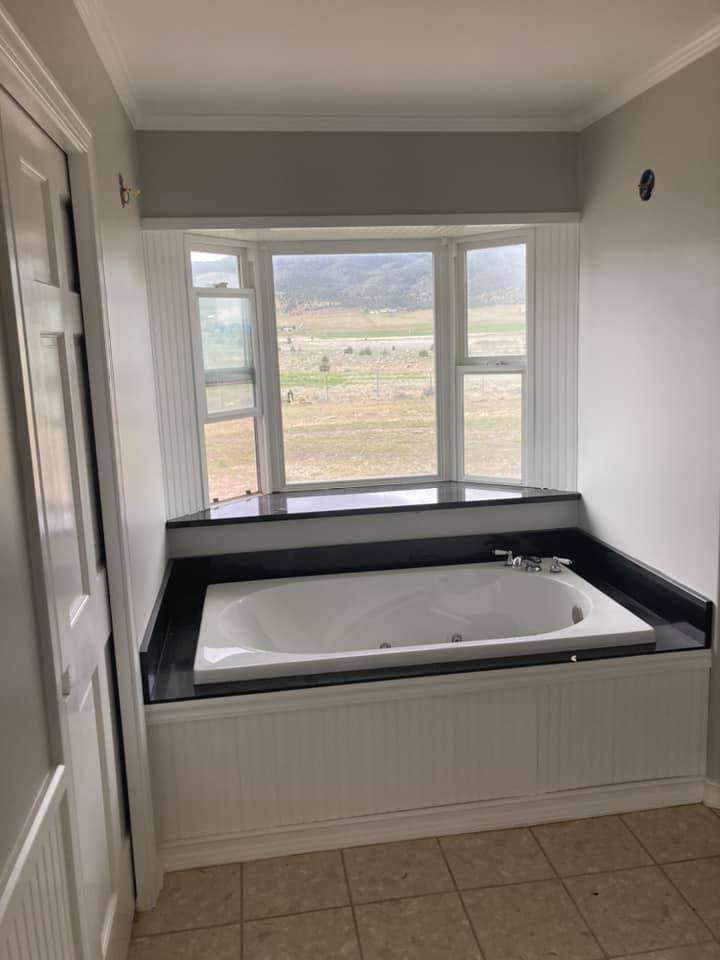 Bathroom interior paint & trim