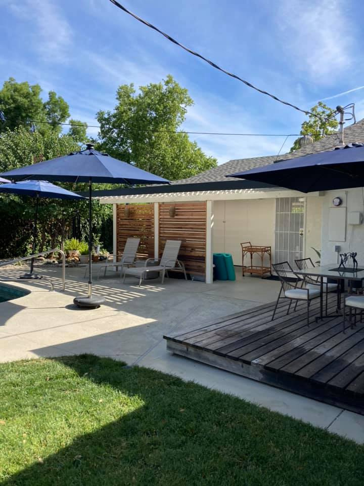 Exterior patio and deck painting