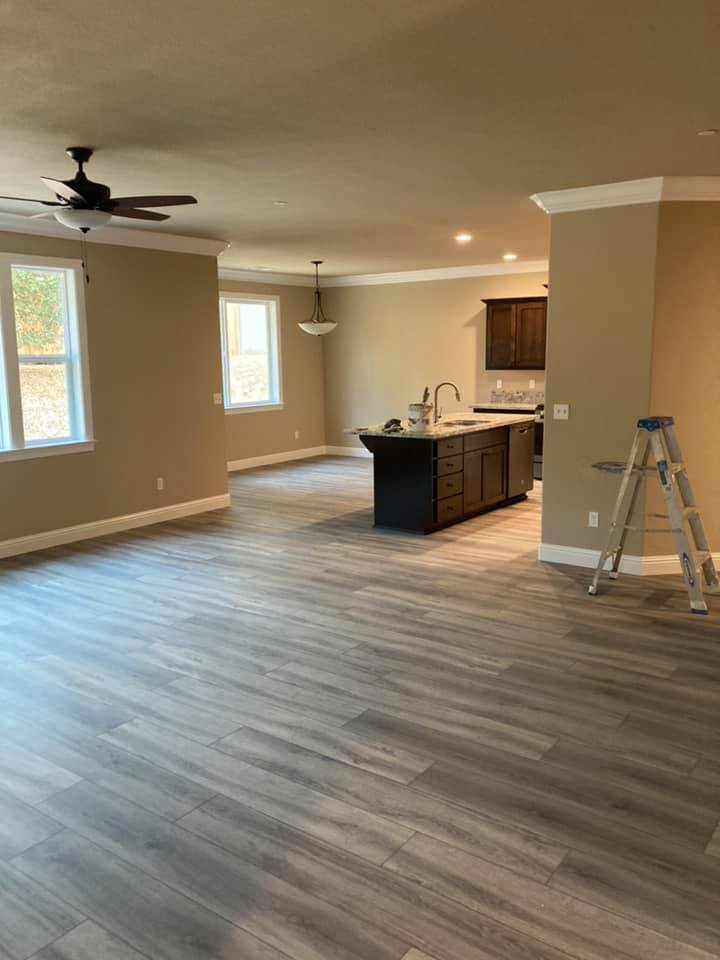 Kitchen interior cabinet painting