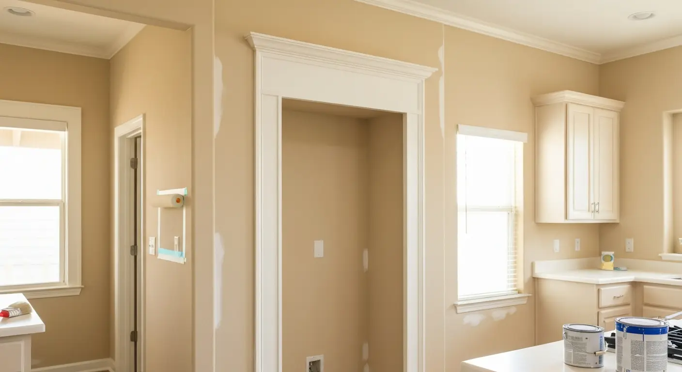 Interior kitchen painting