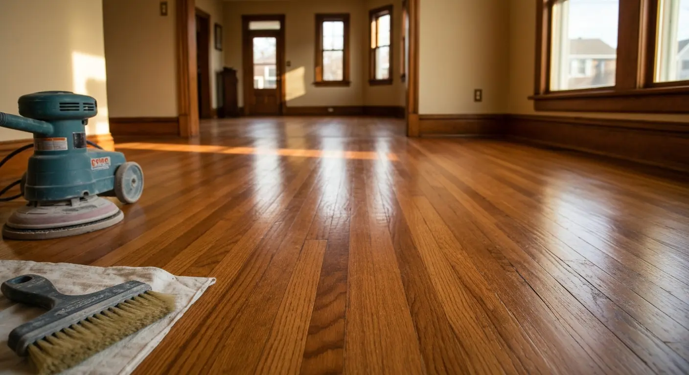 Hardwood floor refinishing and restoration