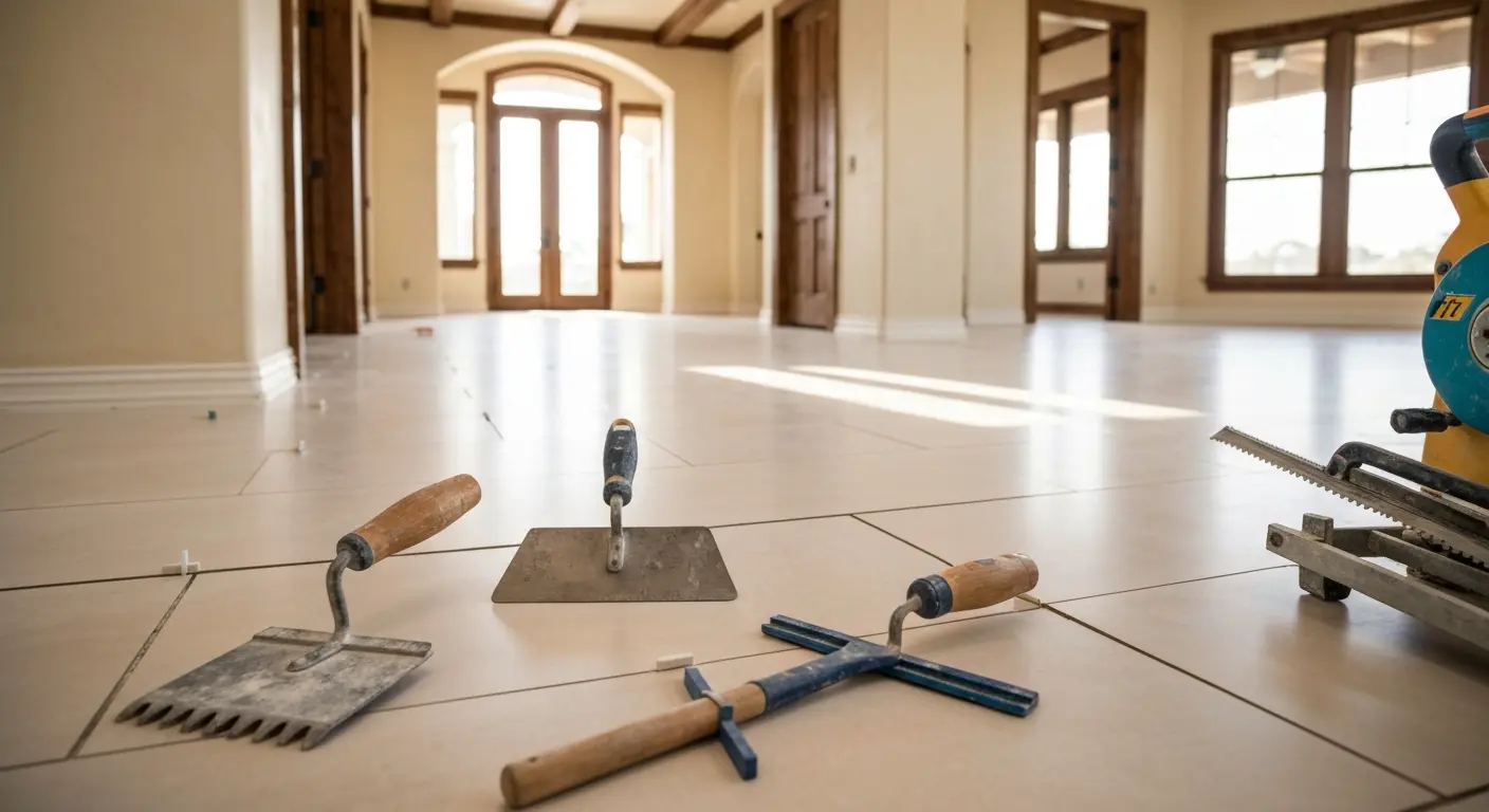 Tile flooring project