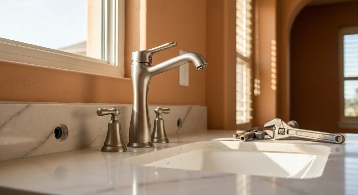 Faucet and fixture installation