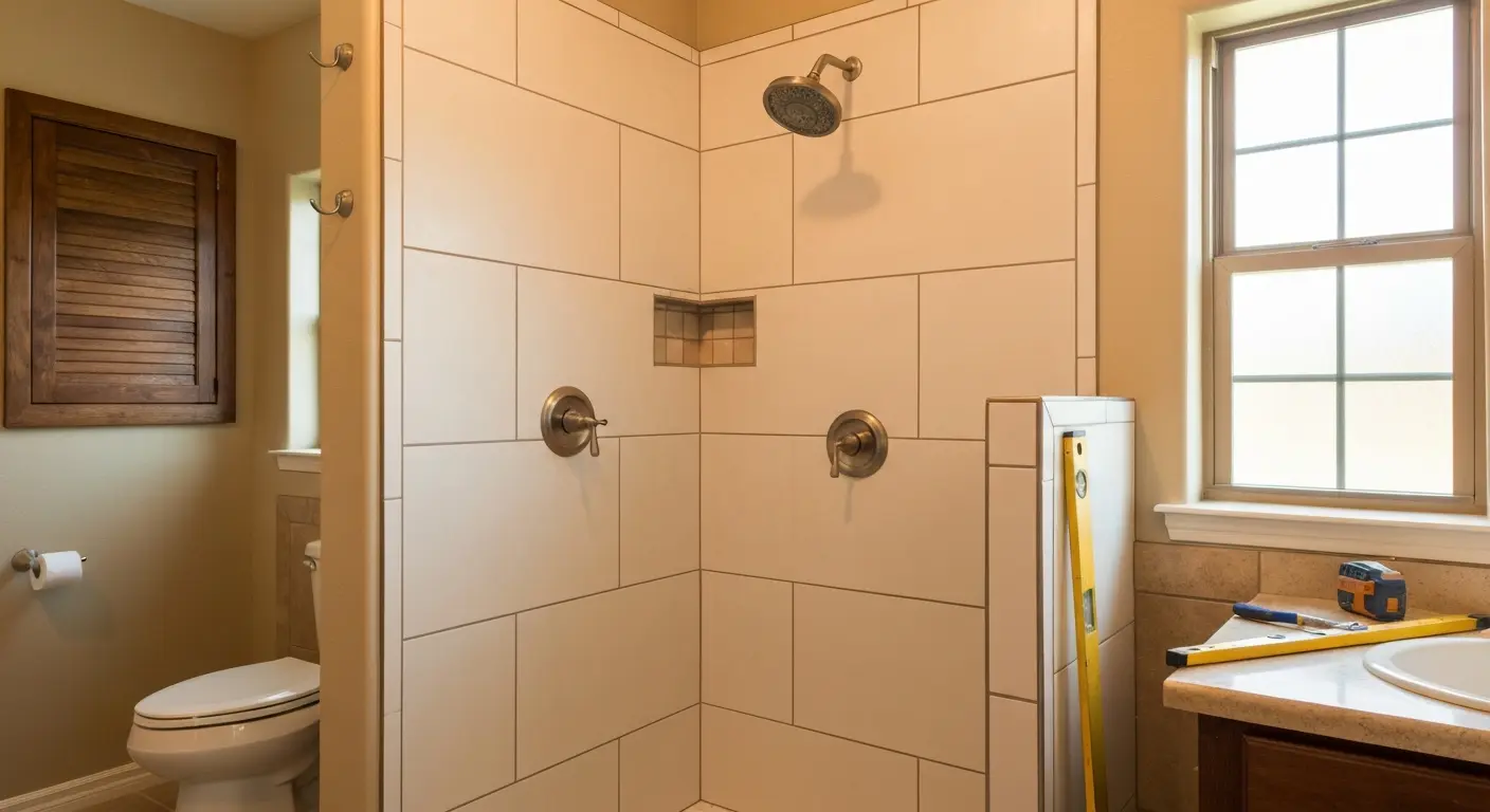 Shower and tub installation in Corpus Christi