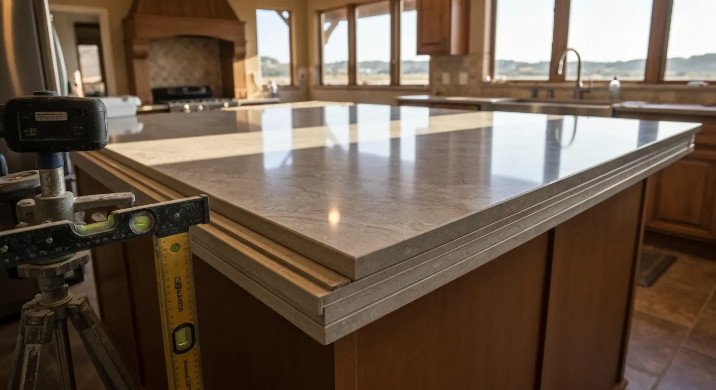 Countertop installation project