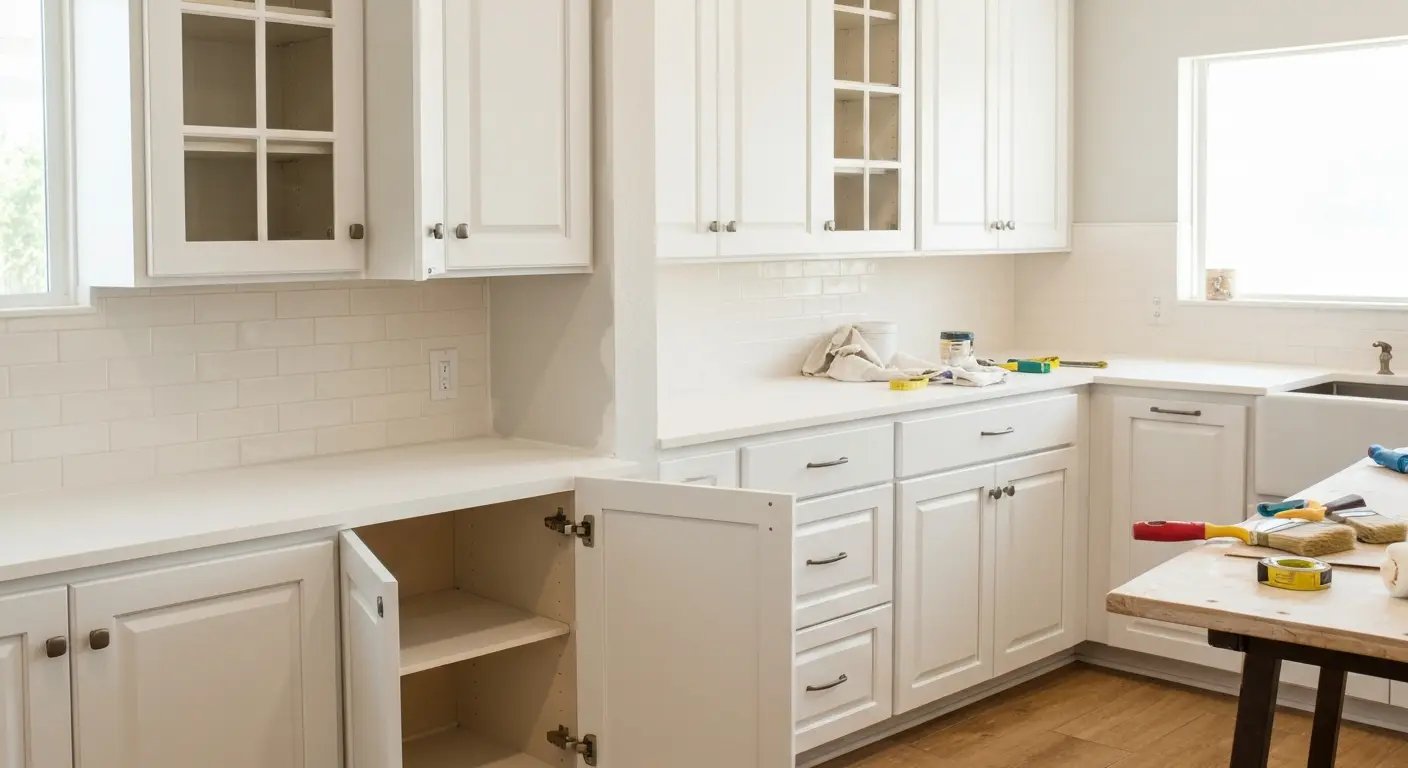 Kitchen cabinet painting