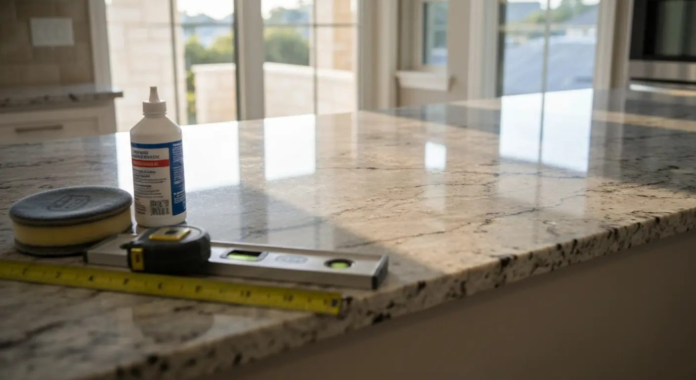 Granite and quartz countertop installation