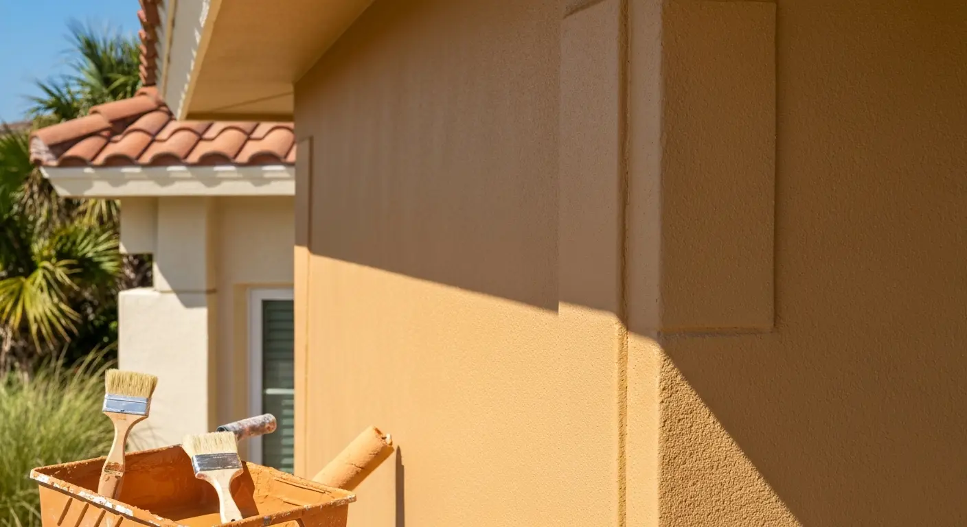 Stucco and masonry exterior painting