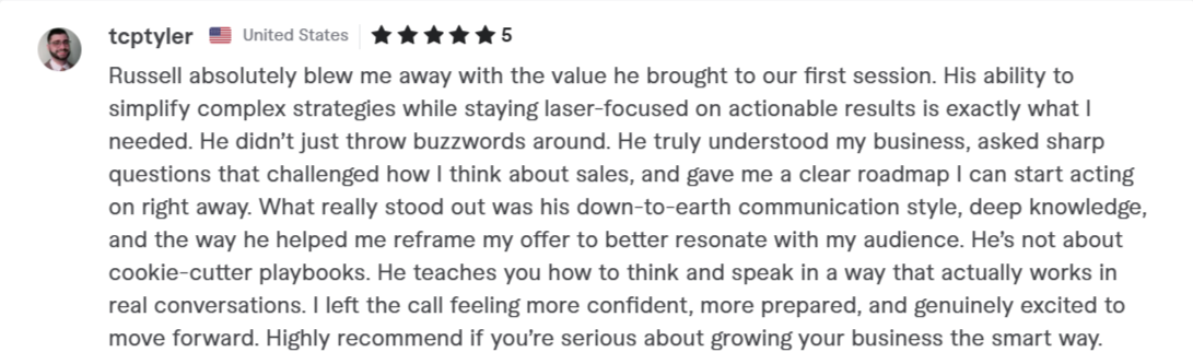 Client testimonial — predictable conversions and growth