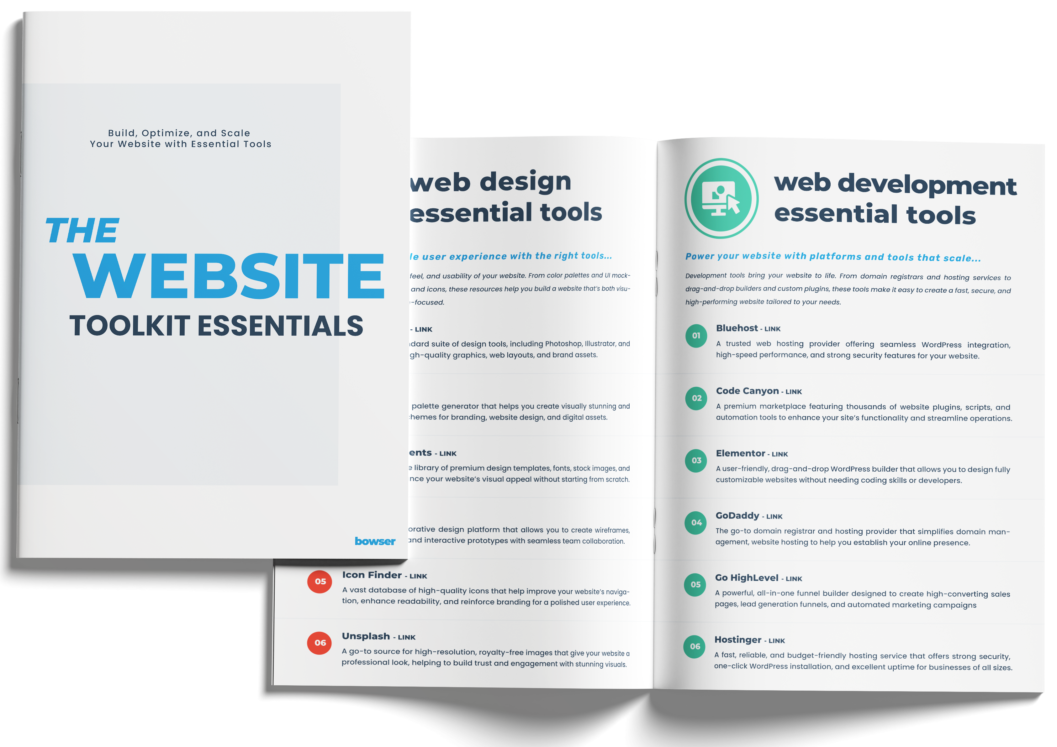 Website Toolkit Essentials by Bryan Bowser