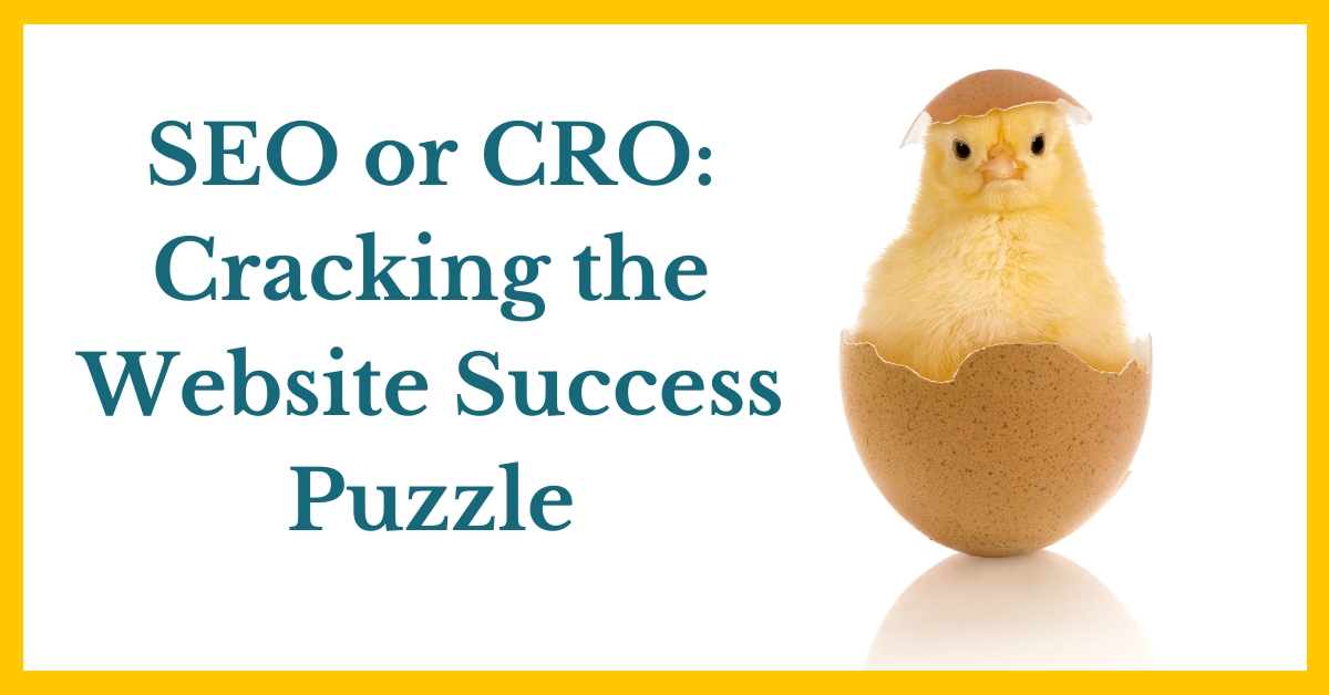 SEO or CRO: Cracking the Website Success Puzzle