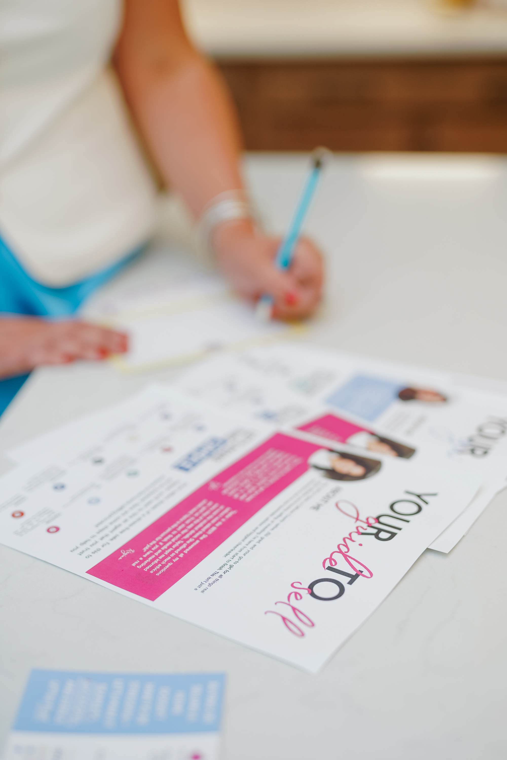 Taylor McAllister branded materials and flyers Taylor McAllister branded materials and flyers