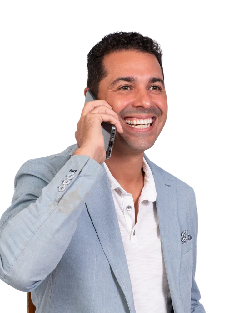 Guillermo Salas on a call