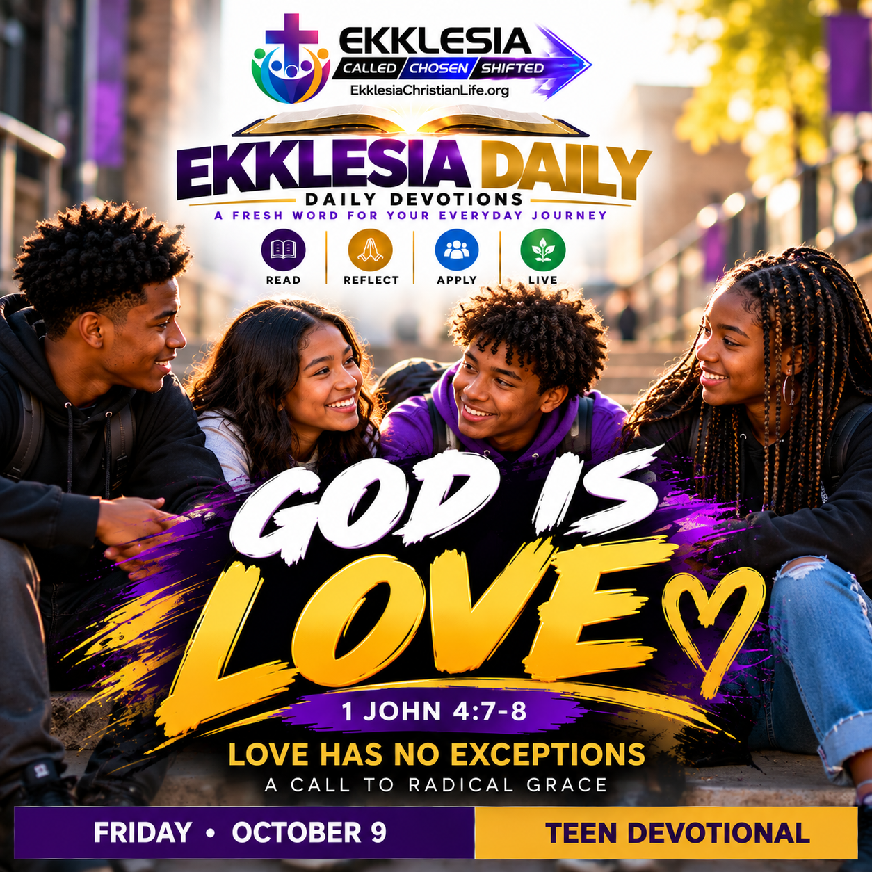 Friday Teens devotional God Is Love
