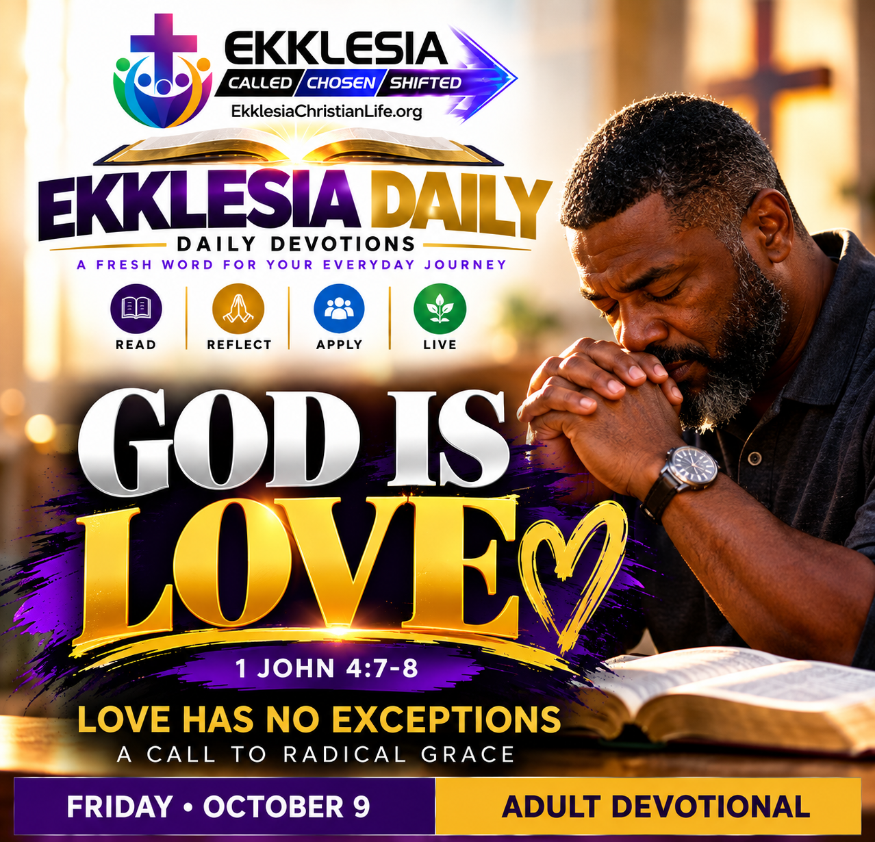 EKKLESIA DAILY — God Is Love, Friday Adult Devotional