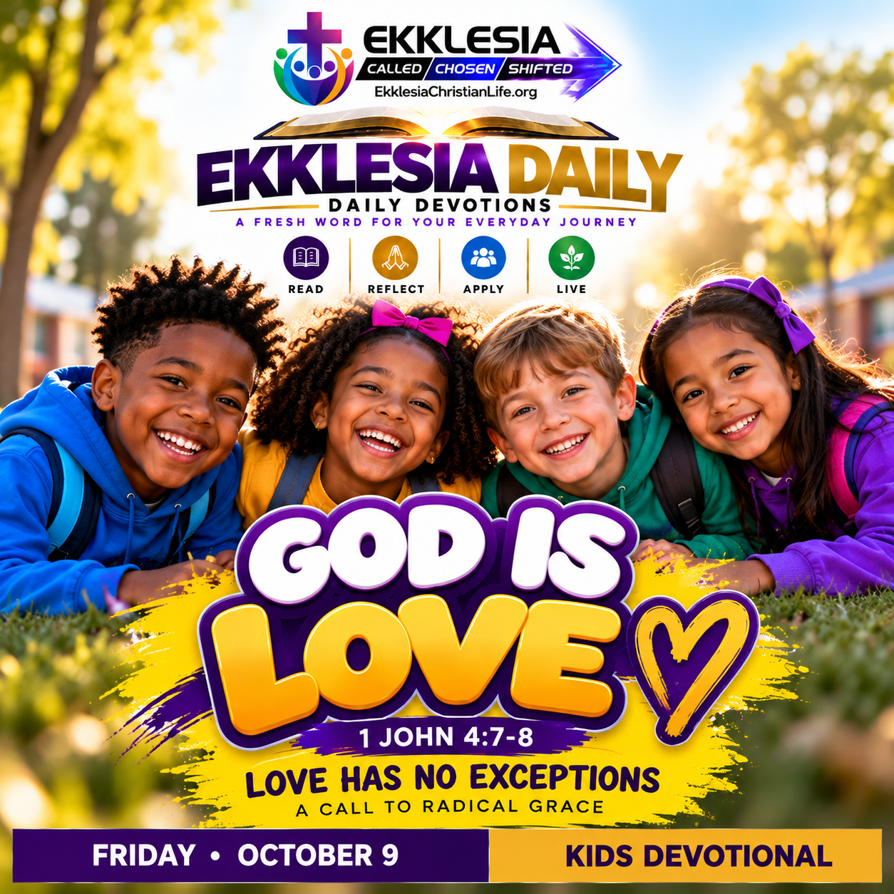 Friday Kids devotional God Is Love