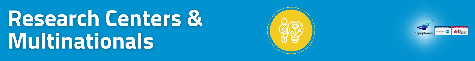 Multinational Companies & Research Centers