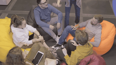 Team building vulnerability-based trust — leader and team member in a candid, foundational conversation