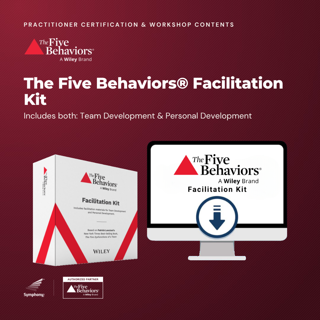 Facilitation Kit — The Five Behaviors® (Personal Development and Team Development)