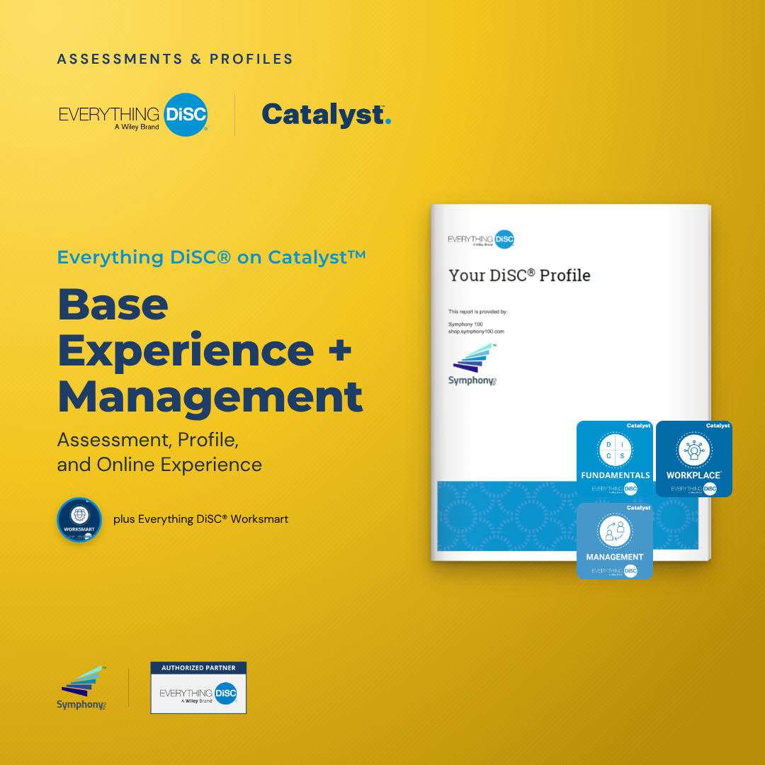 Everything DiSC® on Catalyst™ Base Experience with Management + Worksmart