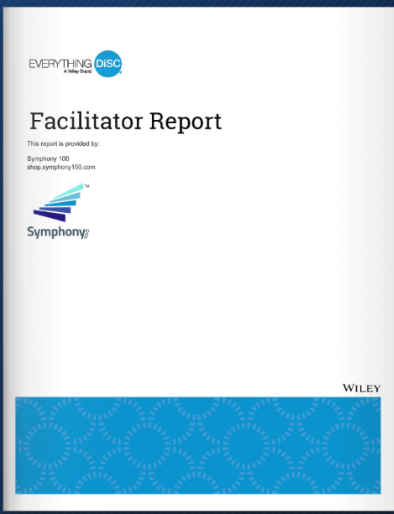 Everything DiSC® Facilitator Report cover