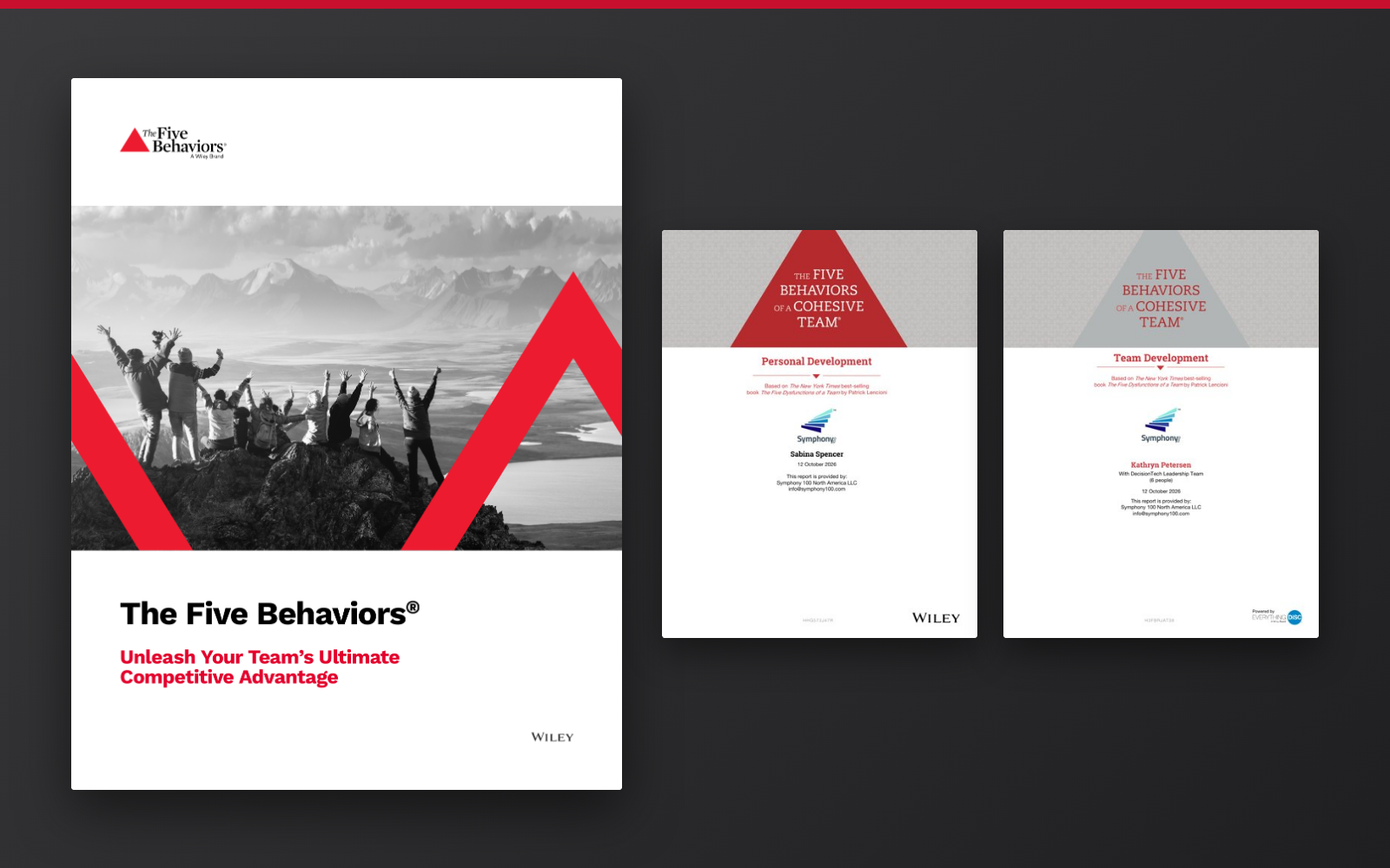 The Five Behaviors® overview brochure cover