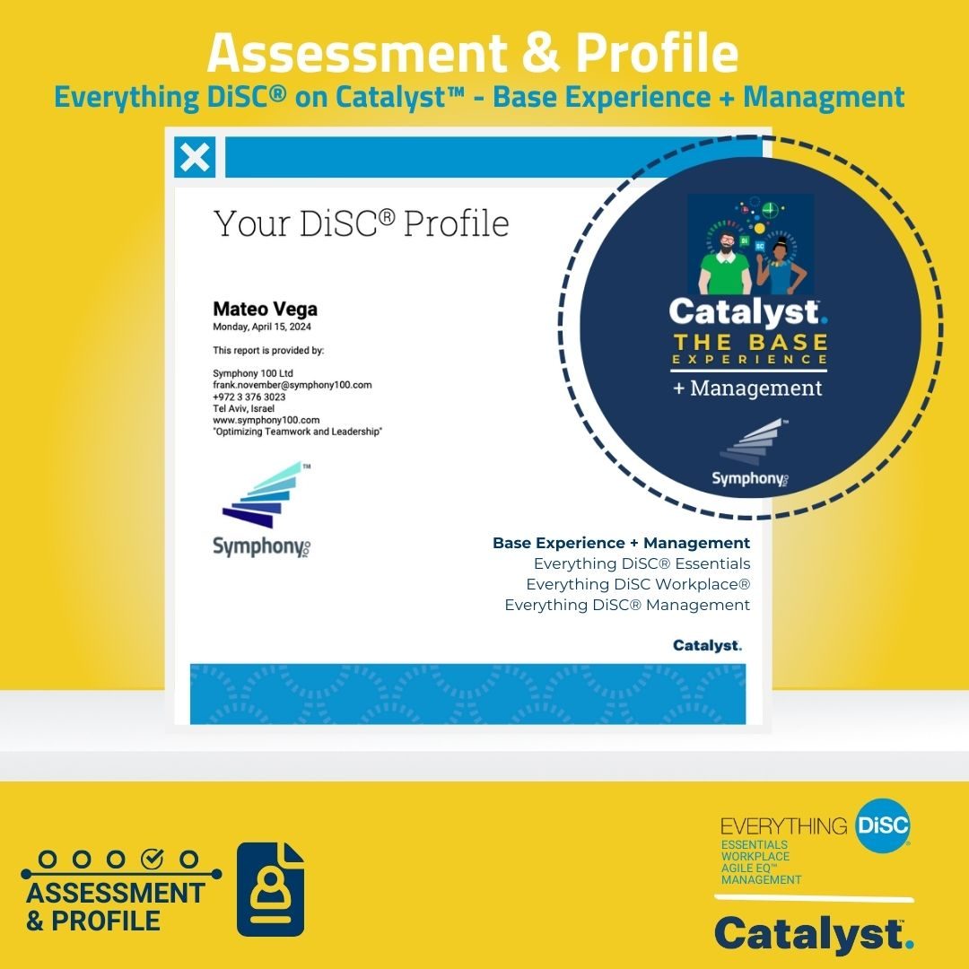 Everything DiSC® on Catalyst™ Base Experience with Management