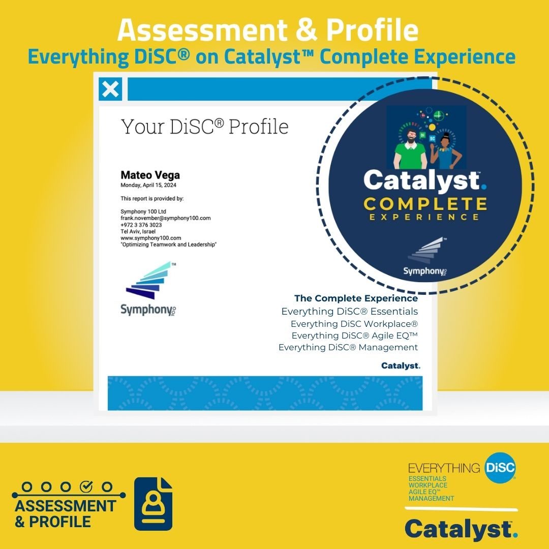 Everything DiSC® on Catalyst™ Complete Experience