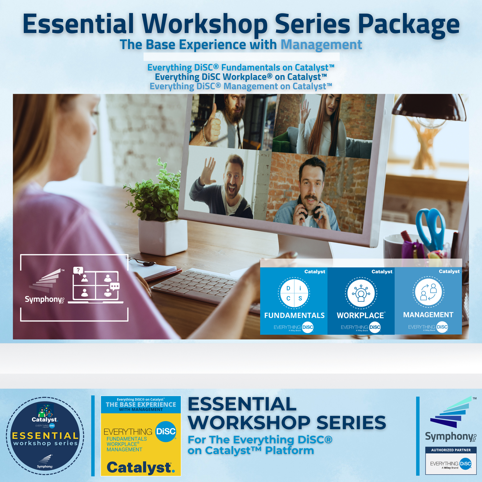 The Everything DiSC on Catalysts Base Experience Workshop Package from The Essential Workshop Series