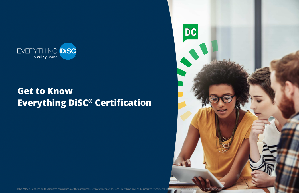 Get to Know Everything DiSC Certification E-Book