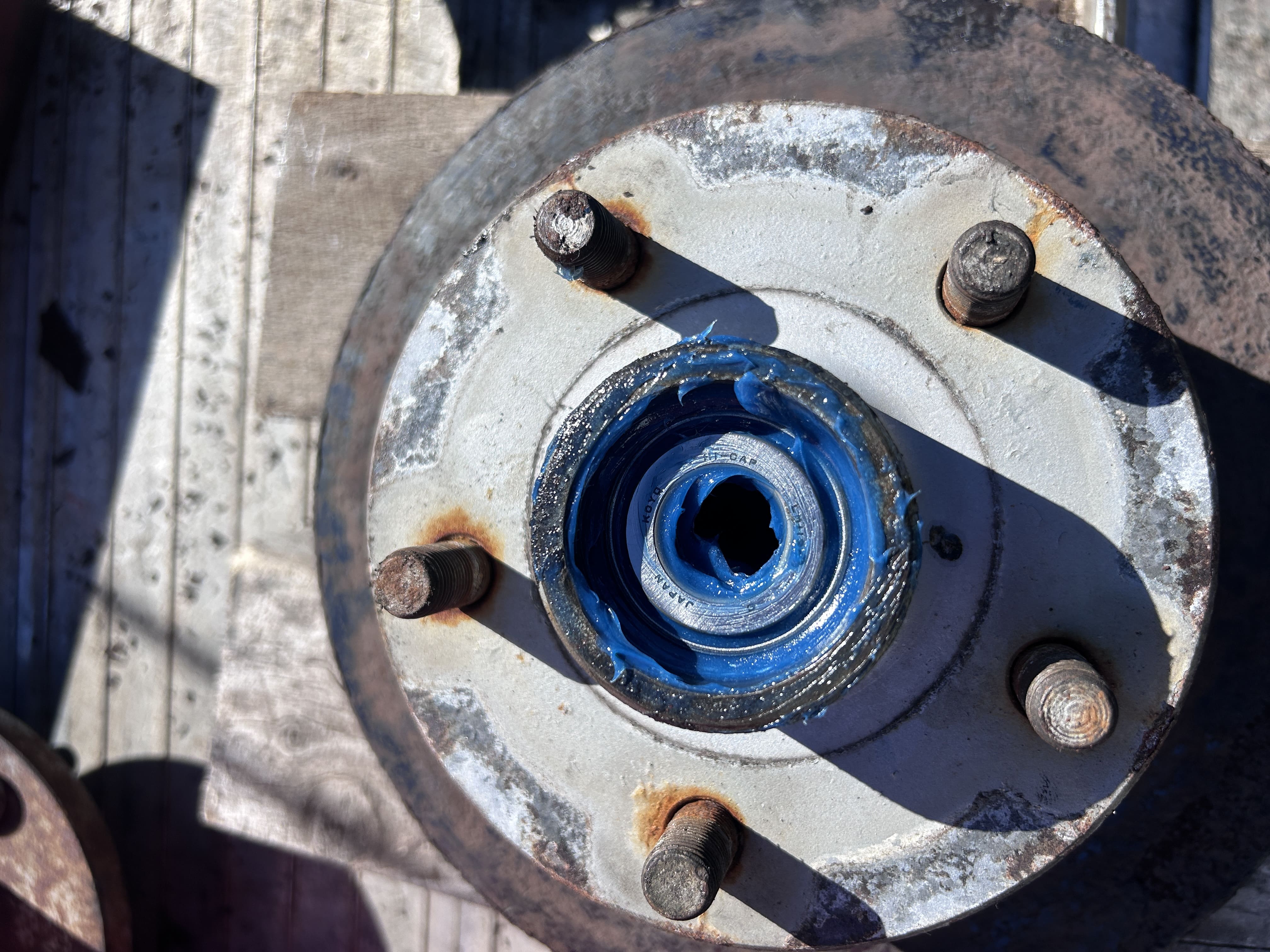Boat engine repair work carried out at the customer's location