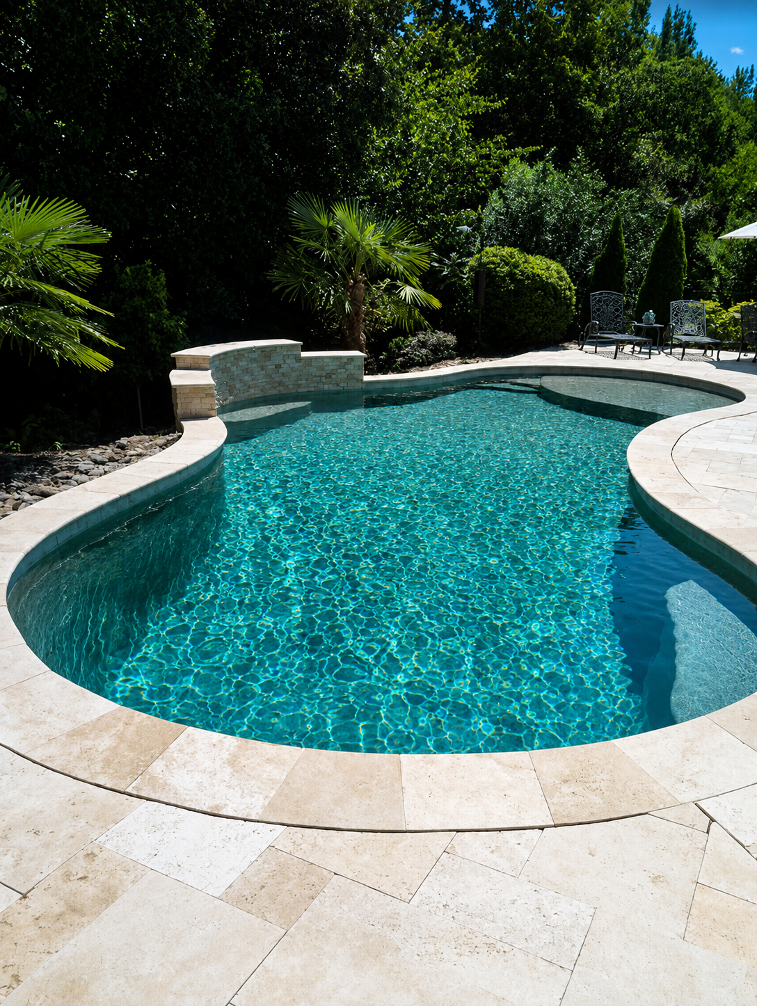 Pool cleaning service in Charlotte backyard pool 5