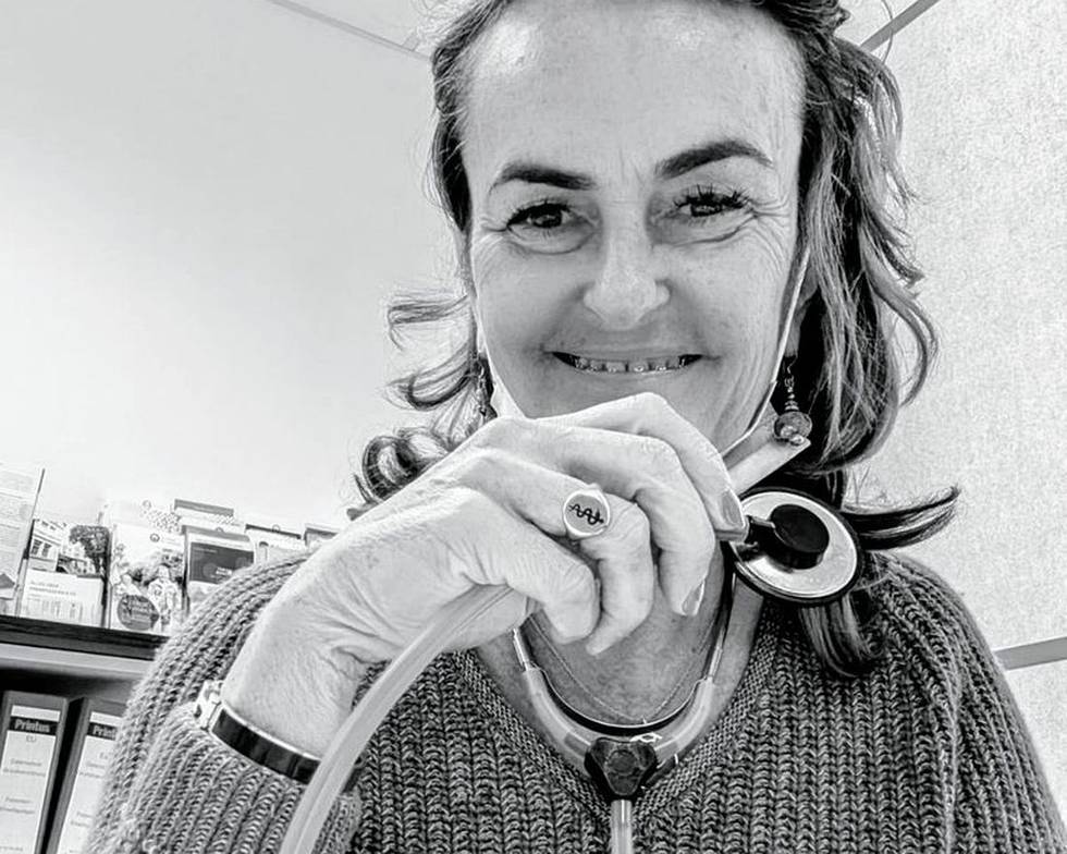 Dr. Marcella Kollmann in the clinic