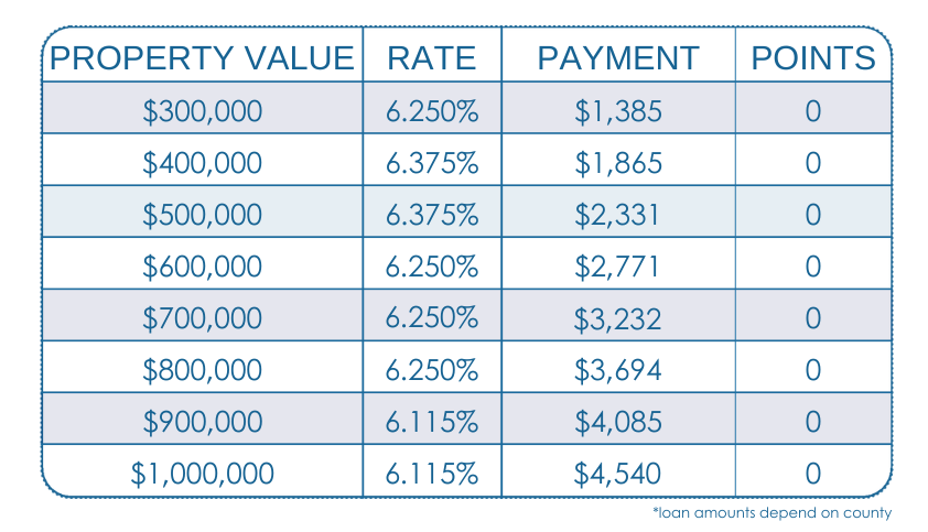 FULL DOC, 30 YR Fixed, CASH OUT, 75%LTV, Primary Residence, Purchase, 740+ FICO, Single Family or Condo, First Time Home Buyer, No Points, No lender Fee
