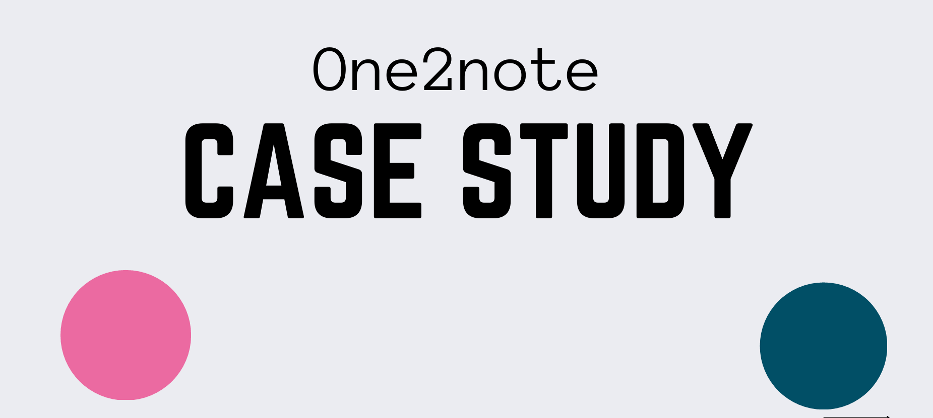 One2Note App