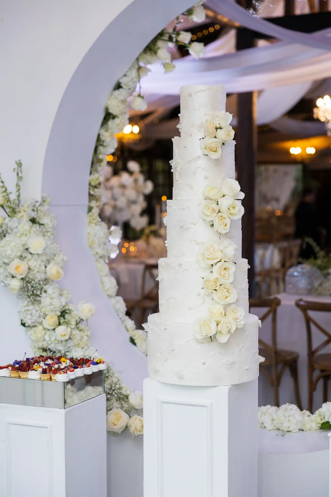 Pastel de la boda de Camila y Jonatan